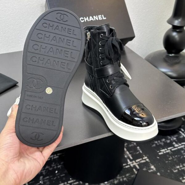 repliche,replica,perfette,siti di,affidabili,migliori siti,dove comprare,1:1,scarpe da ginnastica Collezione autunno/inverno CHANEL Stivali alti con suola spessa, orecchie da coniglio e fiocco Stivali lunghi Stivaletti (DT03O)