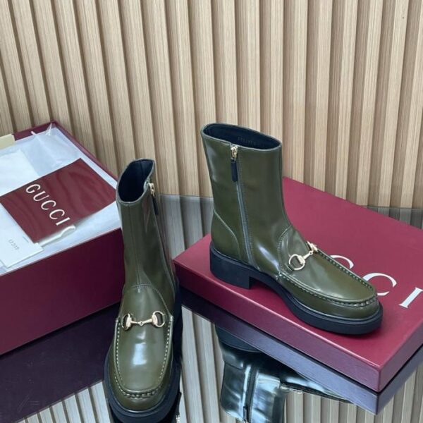 repliche,replica,perfette,siti di,affidabili,migliori siti,dove comprare,1:1,scarpe da ginnastica Stivaletti Chelsea con fondo spesso e morsetto a forma di ape scanalato di GUCCI autunno e inverno (TK6S0)