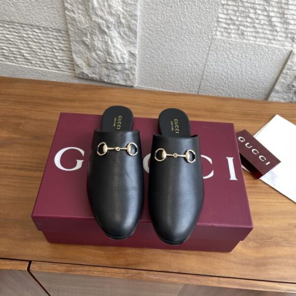 Versione top delle pantofole basse con punta chiusa e morsetto GUCCI autunno e inverno, nuovo stile (CB1DO)