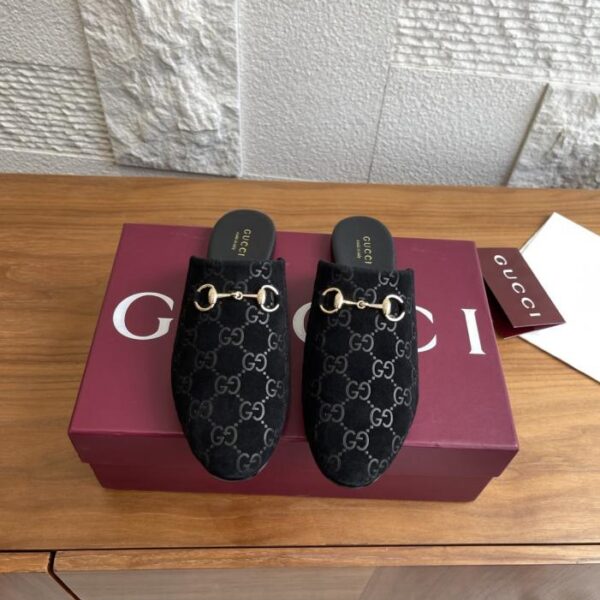 Versione top delle pantofole basse con punta chiusa e morsetto GUCCI autunno e inverno, nuovo stile (XV2JY)