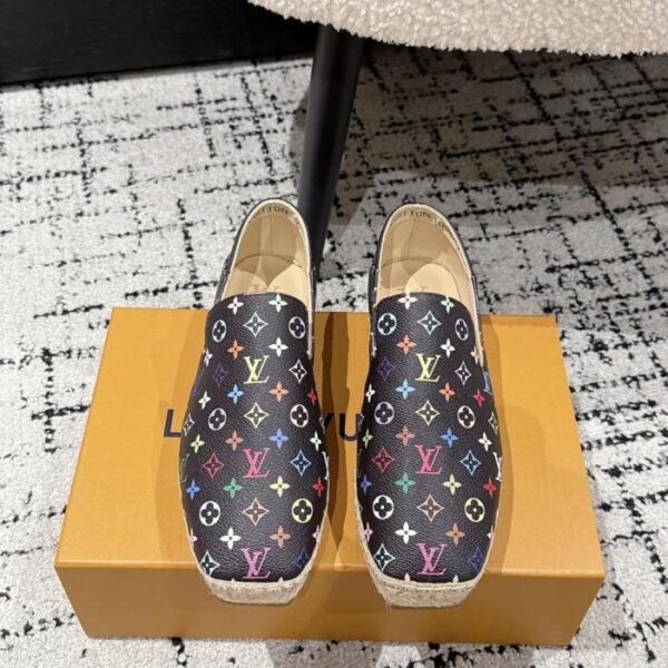 repliche,replica,perfette,siti di,affidabili,migliori siti,dove comprare,1:1,scarpe da ginnastica Le nuove scarpe da pescatore in paglia ricamata di Louis Vuitton (A79FG)
