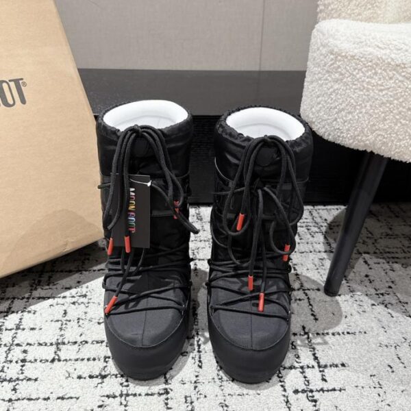 Versione top Moon Boot, ultimi stivali corti da neve in stile natalizio, brutti e carini, per l'autunno e l'inverno (NZNV7)
