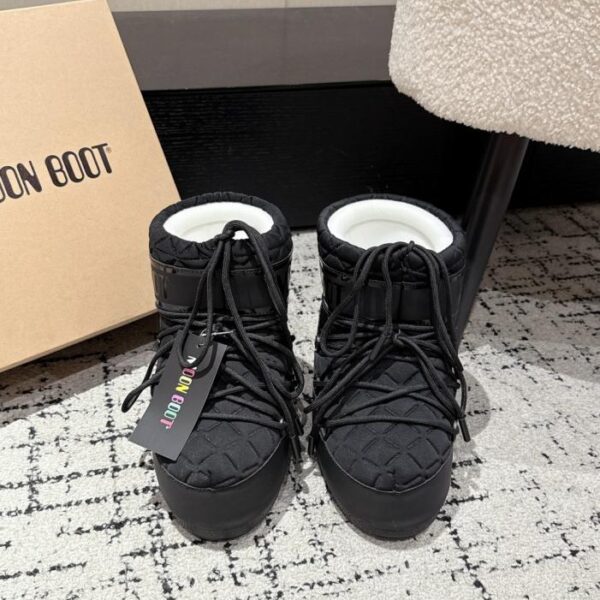 Versione top Moon Boot, ultimi stivali corti da neve, stile natalizio, brutti e carini, per autunno e inverno (8XB5U)