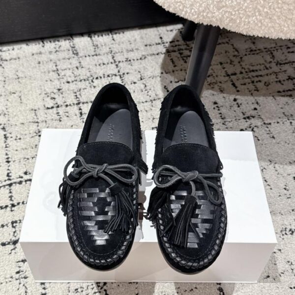 repliche,replica,perfette,siti di,affidabili,migliori siti,dove comprare,1:1,scarpe da ginnastica Versione top ISABEL MARANT mocassini nomadi in pelle scamosciata intrecciata Mocassini nomadi in pelle scamosciata intrecciata autunnali (YKZ8P)