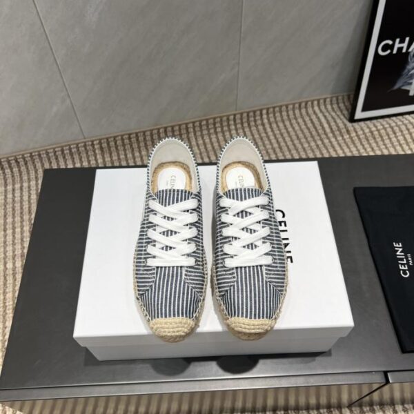 repliche,replica,perfette,siti di,affidabili,migliori siti,dove comprare,1:1,scarpe da ginnastica Versione top della sfilata di moda CELLINE Paris, ultima serie casual [scarpe casual con suola spessa in corda di canapa] (USM83)