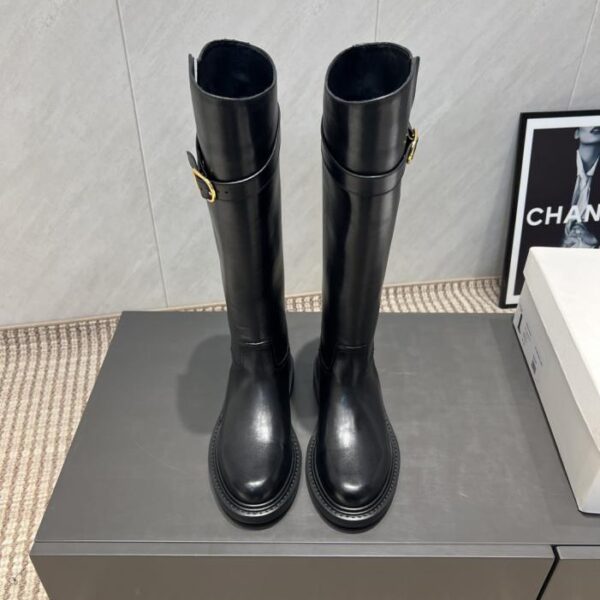 repliche,replica,perfette,siti di,affidabili,migliori siti,dove comprare,1:1,scarpe da ginnastica Versione top CELINE, stivali Martin di inizio autunno, ultima serie di stivali alti slip-on con punta tonda (4JRKD)