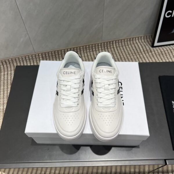 repliche,replica,perfette,siti di,affidabili,migliori siti,dove comprare,1:1,scarpe da ginnastica Versione top della sfilata di moda CELLINE Paris, ultima serie casual [scarpe casual con lacci e suola sottile color-block] (7L0PE)