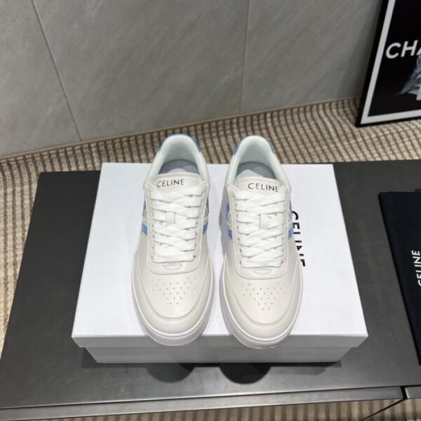 repliche,replica,perfette,siti di,affidabili,migliori siti,dove comprare,1:1,scarpe da ginnastica Versione top della sfilata di moda CELLINE Paris, ultima serie casual [scarpe casual con lacci e suola sottile abbinate ai colori] (BL0L1)