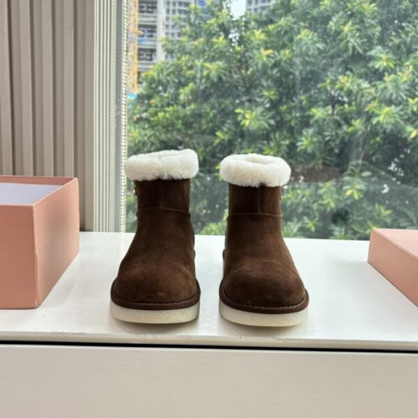 repliche,replica,perfette,siti di,affidabili,migliori siti,dove comprare,1:1,scarpe da ginnastica G021 Fodera in lana superiore MIUMIU autunno e inverno nuovi stivali da neve in lana importati (40 (35FAU)