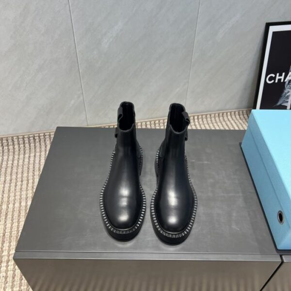 repliche,replica,perfette,siti di,affidabili,migliori siti,dove comprare,1:1,scarpe da ginnastica Versione top PRADA, nuovi stivaletti alla caviglia elasticizzati con punta tonda per l’inizio dell’autunno (FQ7XP)