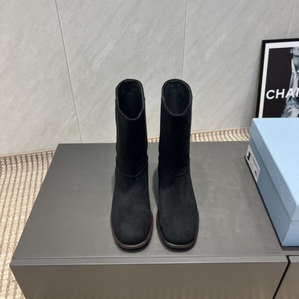 repliche,replica,perfette,siti di,affidabili,migliori siti,dove comprare,1:1,scarpe da ginnastica Versione top PRADA, stivali slip-on con punta tonda, inizio autunno (aumento (7DSQE)