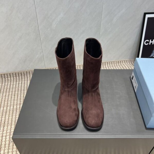 repliche,replica,perfette,siti di,affidabili,migliori siti,dove comprare,1:1,scarpe da ginnastica Versione top PRADA, stivali slip-on con punta tonda, inizio autunno (aumento (8CCZB)