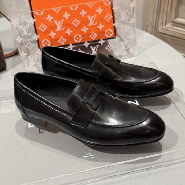 repliche,replica,perfette,siti di,affidabili,migliori siti,dove comprare,1:1,scarpe da ginnastica Scarpe da uomo in pelle di prima qualità HERMES (STUZ4)