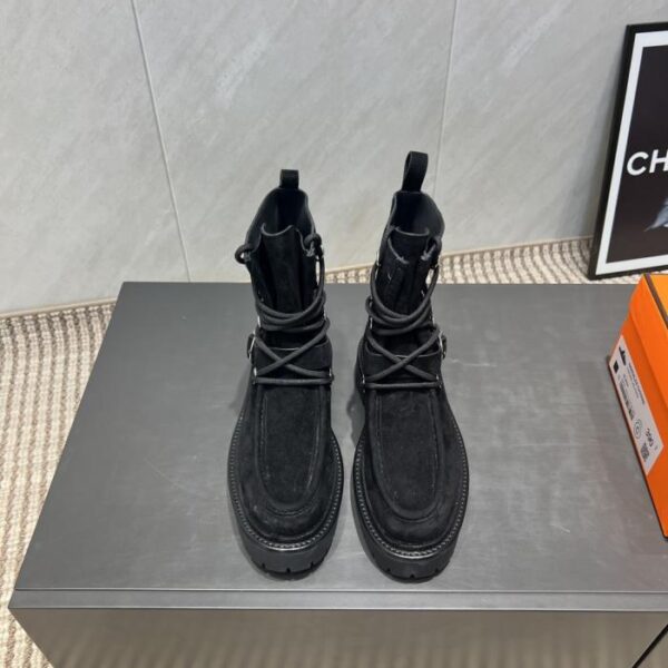 repliche,replica,perfette,siti di,affidabili,migliori siti,dove comprare,1:1,scarpe da ginnastica Versione top HERME autunno e inverno nuovi stivali corti elastici snelli con punta tonda (XCZKE)
