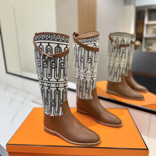 repliche,replica,perfette,siti di,affidabili,migliori siti,dove comprare,1:1,scarpe da ginnastica Stivali da cavaliere saltante Kelly di Hermes, modello Hot Girl di alta qualità (9K9A8)