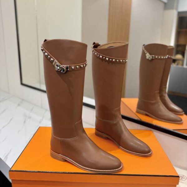 repliche,replica,perfette,siti di,affidabili,migliori siti,dove comprare,1:1,scarpe da ginnastica Stivali da cavaliere saltatore Gal Kelly di Hermes di alta qualità (86CKG)