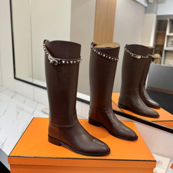 repliche,replica,perfette,siti di,affidabili,migliori siti,dove comprare,1:1,scarpe da ginnastica Stivali da cavaliere saltante Kelly di Hermes, modello High-End Hot Girl (FDPAP)