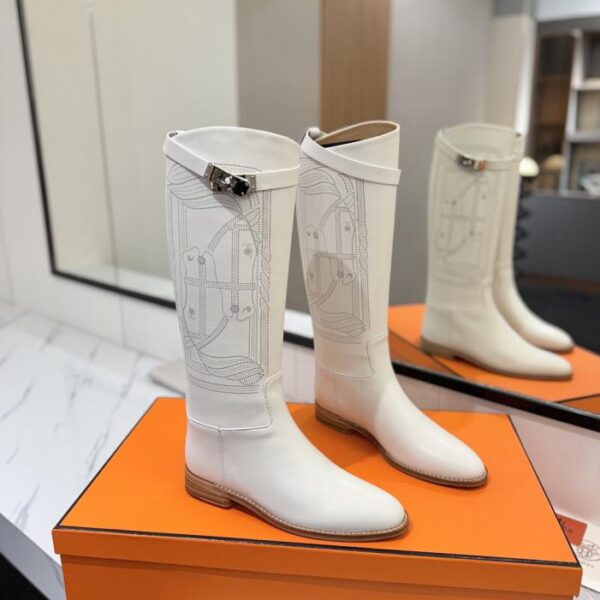 repliche,replica,perfette,siti di,affidabili,migliori siti,dove comprare,1:1,scarpe da ginnastica Stivali da cavaliere saltante Kelly di Hermes, modello Hot Girl di alta qualità (R9GGY)