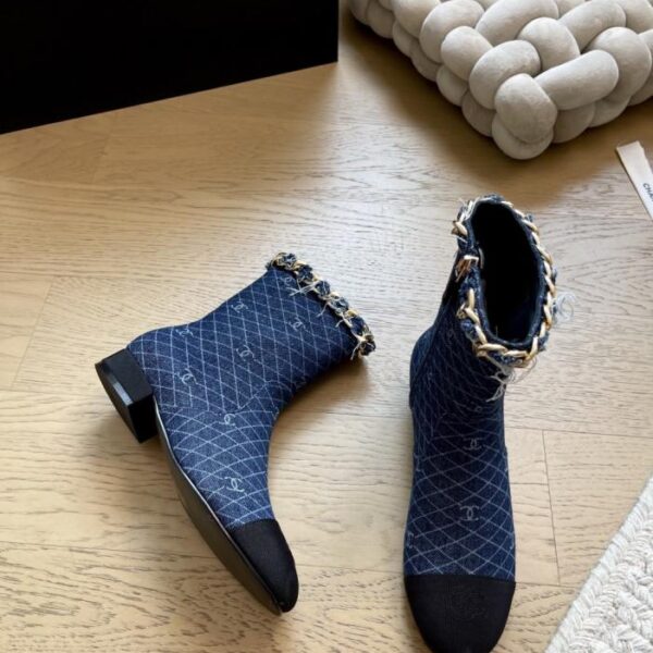 repliche,replica,perfette,siti di,affidabili,migliori siti,dove comprare,1:1,scarpe da ginnastica Stivaletti Chanel New Chain Ankle Boots Top Version (FVBTN)