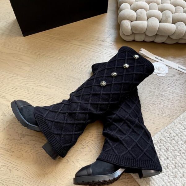 repliche,replica,perfette,siti di,affidabili,migliori siti,dove comprare,1:1,scarpe da ginnastica I nuovi stivali-calzino di Chanel, versione top “two-way wear” (15YE1)