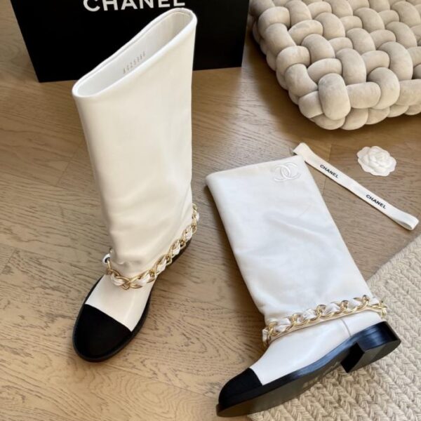 repliche,replica,perfette,siti di,affidabili,migliori siti,dove comprare,1:1,scarpe da ginnastica Nuovi stivali a catena Chanel versione top (4XQXN)