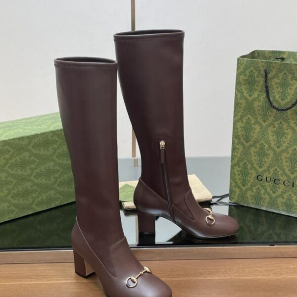 repliche,replica,perfette,siti di,affidabili,migliori siti,dove comprare,1:1,scarpe da ginnastica Stivali alti elastici con morsetto da cavallo, nuovi stivali alti fino al ginocchio, classici, con tacco spesso e punta quadrata (CDO)