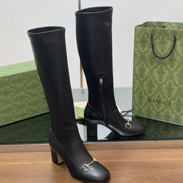repliche,replica,perfette,siti di,affidabili,migliori siti,dove comprare,1:1,scarpe da ginnastica Stivali alti elastici con morsetto da cavallo, nuovi stivali lunghi e classici stivali alla caviglia alti fino al ginocchio con punta quadrata e tacco spesso (Q95JE)