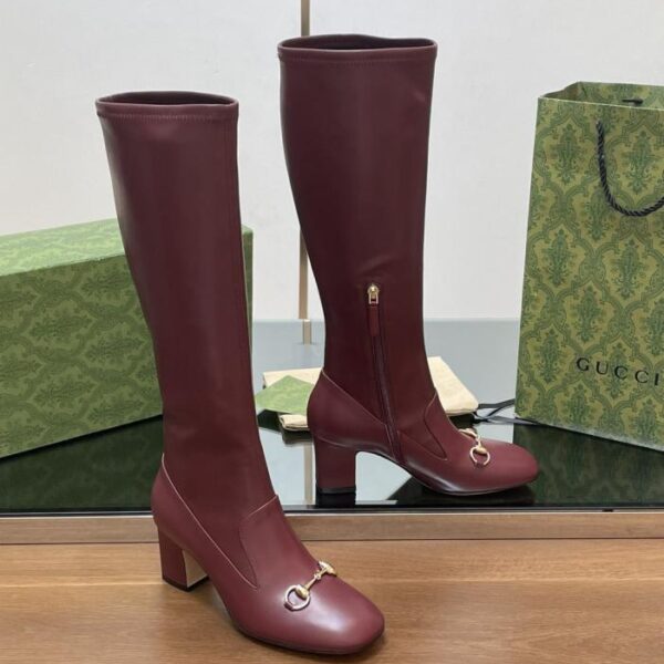 repliche,replica,perfette,siti di,affidabili,migliori siti,dove comprare,1:1,scarpe da ginnastica Stivali alti elastici con morsetto da cavallo, nuovi stivali lunghi, alti fino al ginocchio, classici, con tacco spesso e punta quadrata (WUNV0)