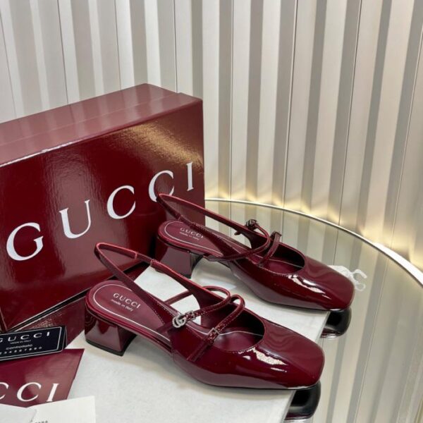 repliche,replica,perfette,siti di,affidabili,migliori siti,dove comprare,1:1,scarpe da ginnastica Gucci New Double G Buckle Mary Janes Bowknot Ballerine Tacco Basso (FRMRW)