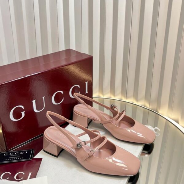 repliche,replica,perfette,siti di,affidabili,migliori siti,dove comprare,1:1,scarpe da ginnastica Gucci New Double G Buckle Mary Janes Bowknot Ballerine Tacco Basso (NGFNF)