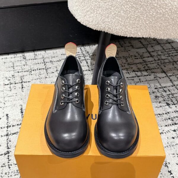 Louis Vuitton Autunno Nuove Scarpe Stringate BUBBLE da Uomo Scarpe in Pelle con Suola Spessa Martin Boots (JZT44)