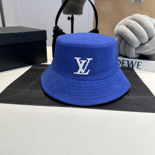 Cappello da pescatore bifacciale ricamato LV (WE1FY)