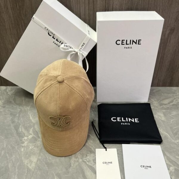 repliche,replica,perfette,siti di,affidabili,migliori siti,dove comprare,1:1,scarpe da ginnastica Cappellino da baseball in velluto di cotone con logo originale personalizzato del sito Web ufficiale CELINE (ZW6SD)