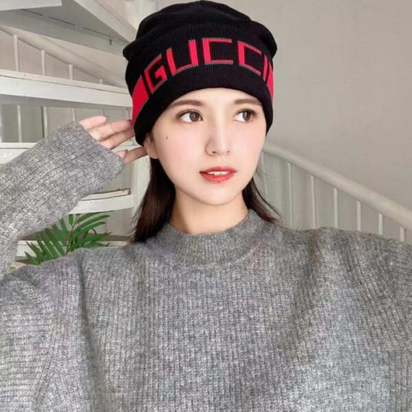 repliche,replica,perfette,siti di,affidabili,migliori siti,dove comprare,1:1,scarpe da ginnastica Cappello originale GUCCI sito ufficiale nuovo prodotto fascia decorata cappello lavorato a maglia (AU9DF)