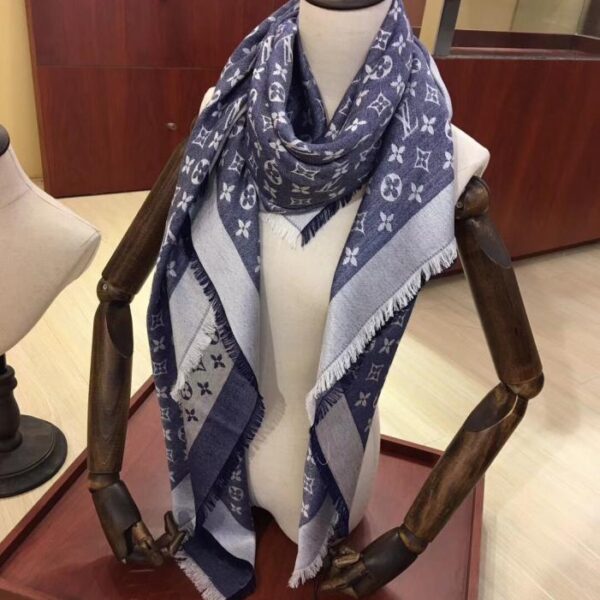 repliche,replica,perfette,siti di,affidabili,migliori siti,dove comprare,1:1,scarpe da ginnastica Scialle classico LV Denim Blue (AJLTK)