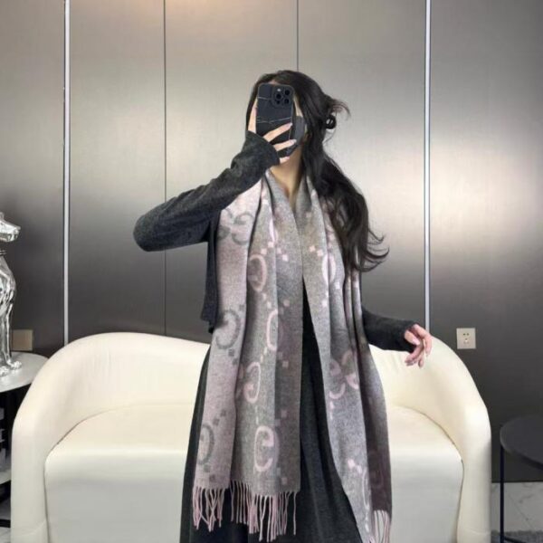 repliche,replica,perfette,siti di,affidabili,migliori siti,dove comprare,1:1,scarpe da ginnastica Sciarpa Big G Tassel, stile classico, double face, con nappa jacquard Big G (XGDEJ)