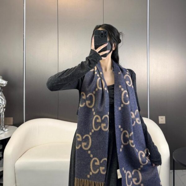 repliche,replica,perfette,siti di,affidabili,migliori siti,dove comprare,1:1,scarpe da ginnastica Sciarpa Big G Tassel, stile classico, double face, con nappa jacquard Big G (NW6FJ)