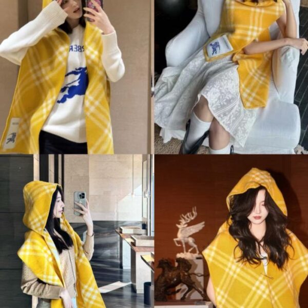 repliche,replica,perfette,siti di,affidabili,migliori siti,dove comprare,1:1,scarpe da ginnastica L’ultimo esclusivo scialle con cappuccio e sciarpa con logo Burberry (2FG9C)