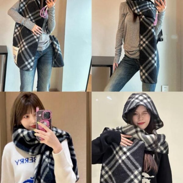repliche,replica,perfette,siti di,affidabili,migliori siti,dove comprare,1:1,scarpe da ginnastica L’ultimo esclusivo scialle con cappuccio e sciarpa con logo Burberry (8WYEN)