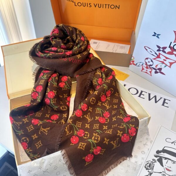 repliche,replica,perfette,siti di,affidabili,migliori siti,dove comprare,1:1,scarpe da ginnastica Replica della sciarpa Louis Vuitton x Takashi Murakami (Z69F2)