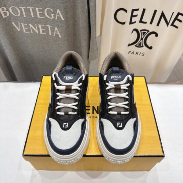 repliche,replica,perfette,siti di,affidabili,migliori siti,dove comprare,1:1,scarpe da ginnastica Fendi New First 1 Series Mesh Lace-Up Thick-Suola Casual Sneakers da Uomo (NL59Y)