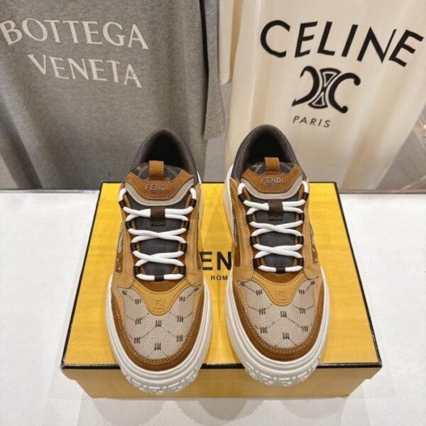 repliche,replica,perfette,siti di,affidabili,migliori siti,dove comprare,1:1,scarpe da ginnastica Fendi New First 1 Series Mesh Lace-Up Thick-Suola Casual Sneakers da Uomo (0THAY)