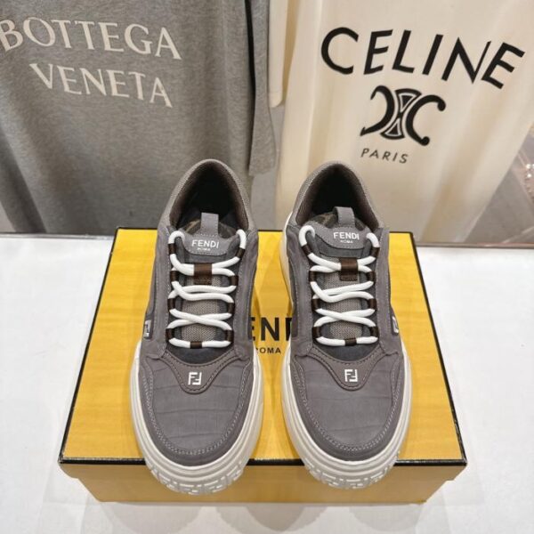 repliche,replica,perfette,siti di,affidabili,migliori siti,dove comprare,1:1,scarpe da ginnastica Fendi New First 1 Series Mesh Lace-Up Thick-Suola Casual Sneakers da Uomo (18EPU)