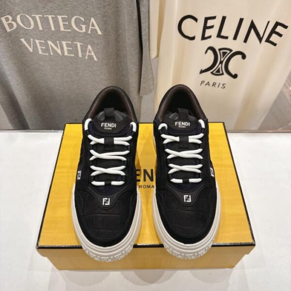 repliche,replica,perfette,siti di,affidabili,migliori siti,dove comprare,1:1,scarpe da ginnastica Fendi New First 1 Series Mesh Lace-Up Thick-Suola Casual Sneakers da Uomo (GN048)