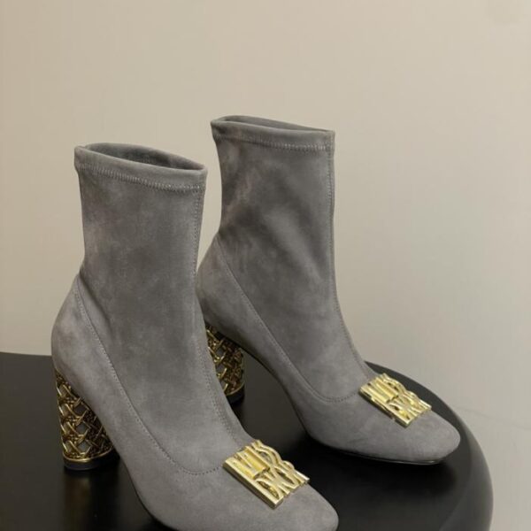 repliche,replica,perfette,siti di,affidabili,migliori siti,dove comprare,1:1,scarpe da ginnastica Nuovi stivaletti alla caviglia con tacco tondo Miss Dior autunno e inverno, stivaletti elastici con tacco spesso (00DVN)