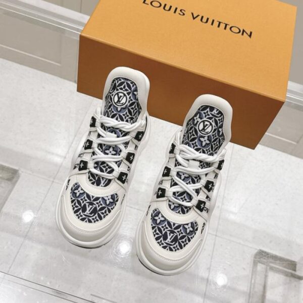 repliche,replica,perfette,siti di,affidabili,migliori siti,dove comprare,1:1,scarpe da ginnastica Scarpe da ginnastica classiche da papà della serie Archlight di Louis Vuitton con ponte ad arco (A9B5J)