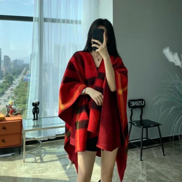 repliche,replica,perfette,siti di,affidabili,migliori siti,dove comprare,1:1,scarpe da ginnastica Mantella double-face Burberry 100% puro cashmere (KXSDB)