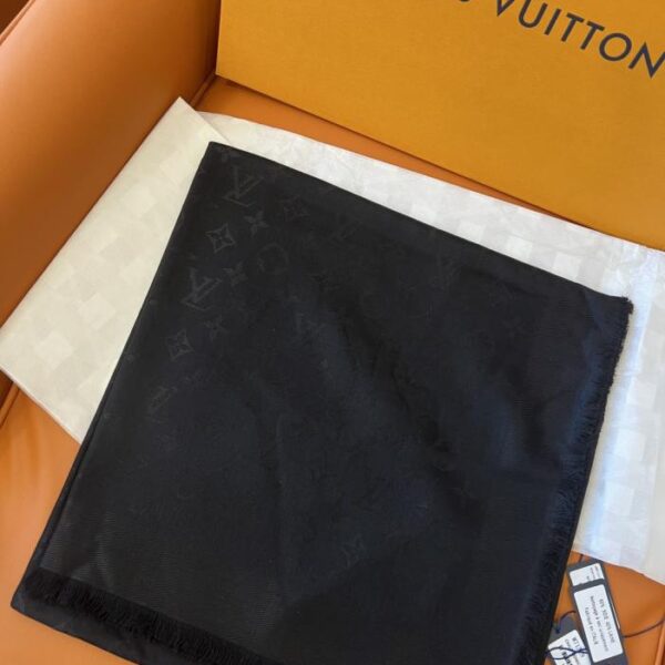 repliche,replica,perfette,siti di,affidabili,migliori siti,dove comprare,1:1,scarpe da ginnastica Sciarpa Louis Vuitton 60% seta 40% lana (QNROH)