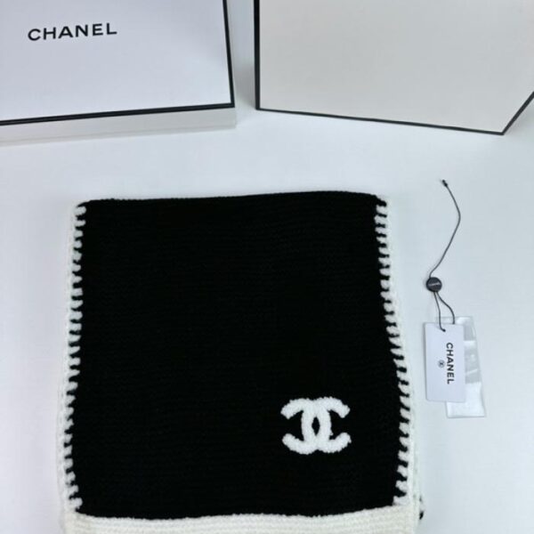 repliche,replica,perfette,siti di,affidabili,migliori siti,dove comprare,1:1,scarpe da ginnastica Sciarpa di lana lavorata a maglia Chanel (VSC5O)