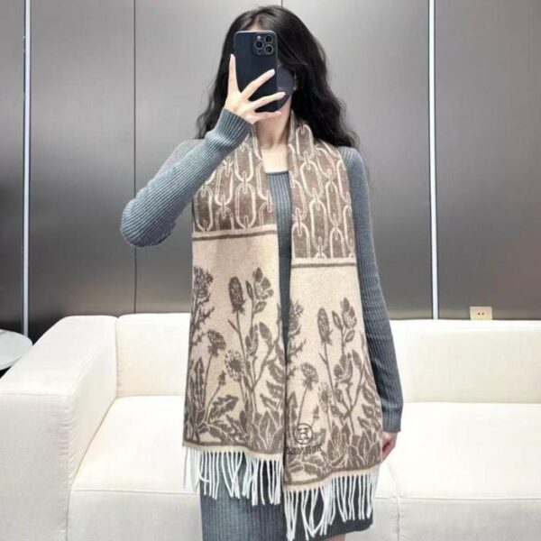 Sciarpa unisex in cashmere di alta qualità Hermes (6XAKX)